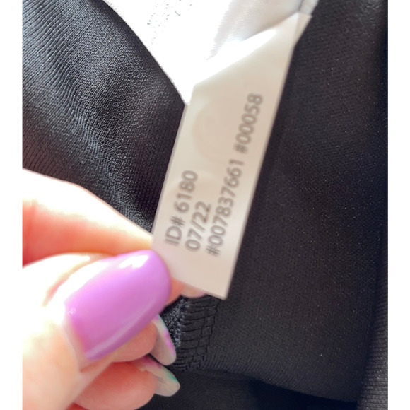 Express Sheath Dress Pencil Velvet Strapless Underwire Ruched - Picture 10 of 11